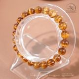  Vòng Tay Tóc Nâu Đồng Trục VVIP 8mm 