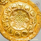  MDC Văn Thù Cửu Cung 8 Hướng 19,75mm - Bạc 925 Mạ Vàng Cao Cấp 