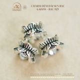 Charm đệm đài sen bạc 4.41mm - Bạc 925 