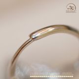  Nhẫn Bạc 925 Đính Đá Emerald 3x4mm 