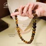  Vòng Cổ Hổ Phách Rêu Ánh Xanh 43gram 