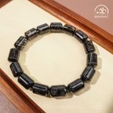  Vòng Tay Thạch Anh Tóc Đen Lu Thống 8mm 