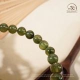  Vòng Tay Thạch Anh Tóc Xanh Đồng Trục Mây 7mm 