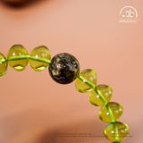  Vòng Tay Thanh Phách Phối Bạch Phách Rêu 11gram 