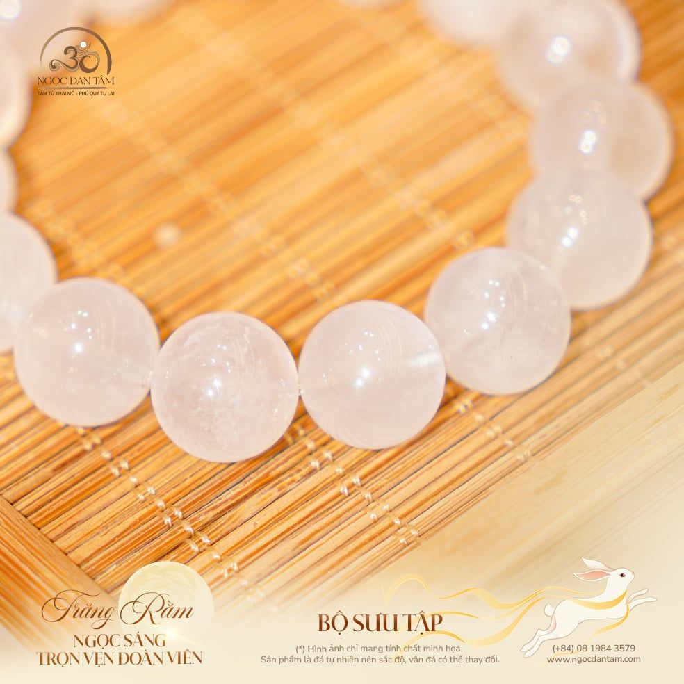  Vòng Tay Đá Mặt Trăng 12mm 