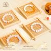  Vòng Tay Đá Selenite Phối Charm Long Quy 
