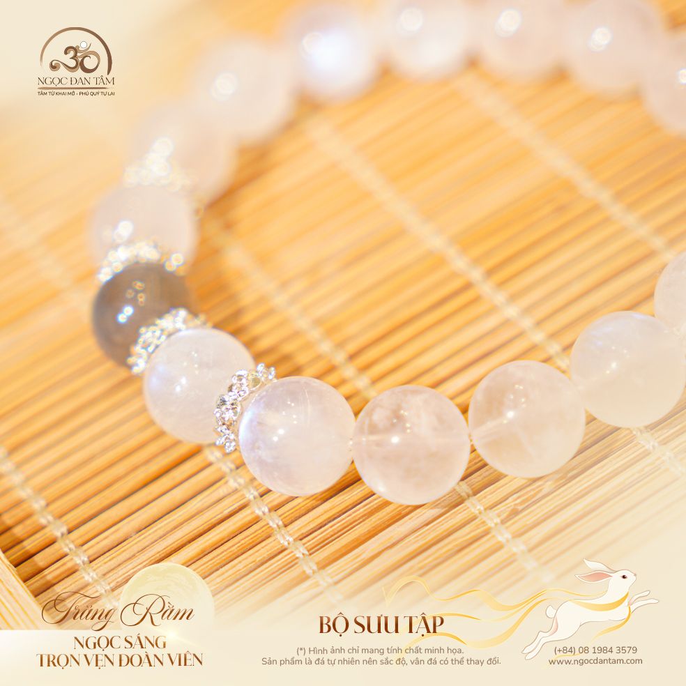  Vòng Tay Mặt Trăng Phối Xà Cừ 