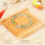  Vòng Tay Flourite Phối Charm Cắt Giác 
