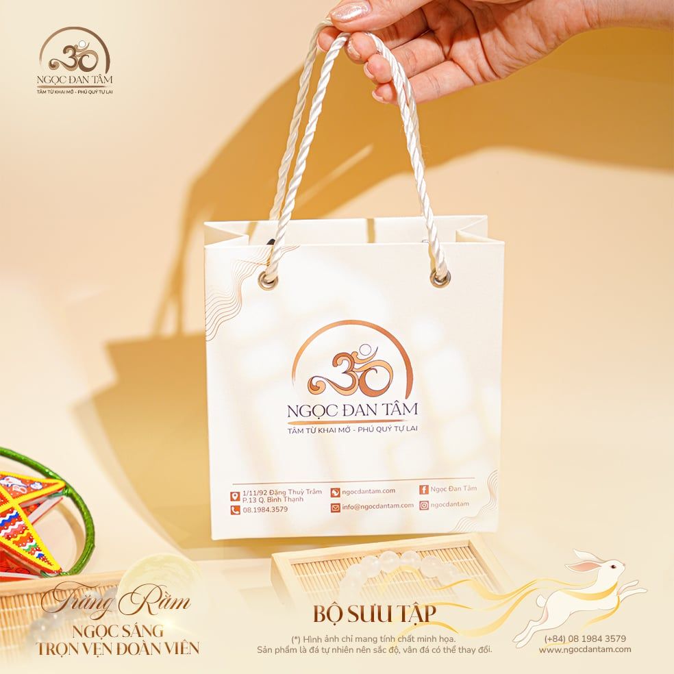  Vòng Tay Đá Mặt Trăng 12mm 