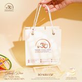  Vòng Tay Thạch Anh Khói Phối Charm Mạ Bạc 