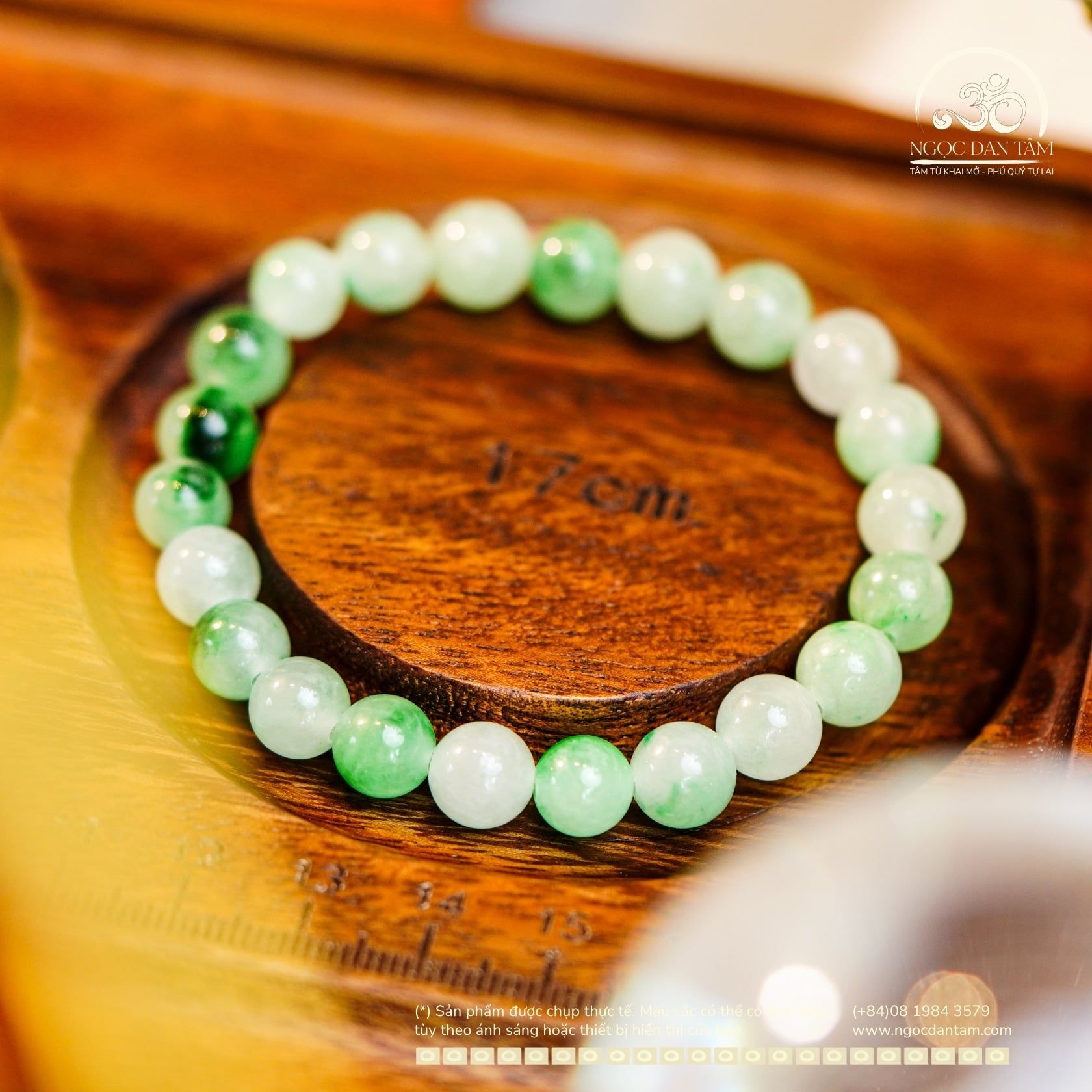  Vòng Tay Cẩm Thạch Sơn Thủy 8mm 6A (PLAB 359705) 
