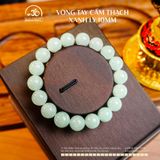  Vòng Tay Cẩm Thạch Xanh Lý 10mm 