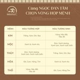 Vòng Tay Cẩm Thạch Xanh Lý 10mm 