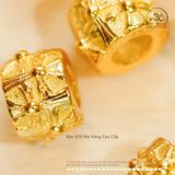  Charm Tứ Hoa May Mắn Nhỏ - Bạc 925 Mạ Vàng Cao Cấp 