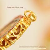  Charm Bùa Bình An - Bạc 925 Mạ Vàng Cao Cấp 