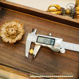 Charm Bùa Hộ Mệnh Tây Tạng 8 Hướng 10.48mm - Bạc 925 Mạ Vàng Cao Cấp 