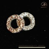  Charm Bạc Tròn Dẹp - Bạc 925 Cao Cấp 