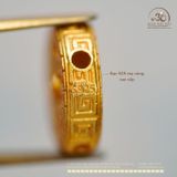  Charm Bánh Xe Pháp Luân Bạc Mạ Vàng 12.89mm  (bạc 925 mạ vàng cao cấp) 