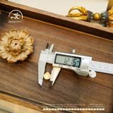  Charm Cửu Cung Bát Quái 1 Mặt 12.16mm - Bạc 925 Mạ Vàng Cao Cấp 