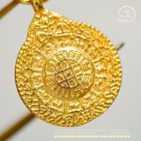  Charm Cửu Cung Bát Quái 11.87mm - Bạc 925 Mạ Vàng Cao Cấp 