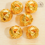  Charm Cầu Vàng Lục Tự - Bạc 925 Mạ Vàng Cao 