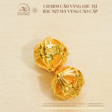  Charm Cầu Vàng Lục Tự - Bạc 925 Mạ Vàng Cao 