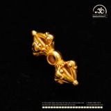  Charm Chùy Kim Cang Nhọn 18.05mm - Bạc 925 Mạ Vàng Cao cấp 