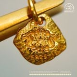  Charm Chubu Fuzang 12.71mm - Bạc 925 Mạ Vàng Cao Cấp 