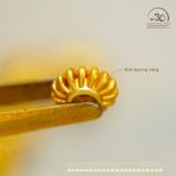  Charm đệm lồng đèn xoắn 6.68mm - Kim Loại Mạ Vàng 