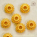  Charm đệm lồng đèn xoắn 6.68mm - Kim Loại Mạ Vàng 