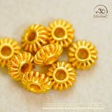  Charm đệm lồng đèn xoắn 6.68mm - Kim Loại Mạ Vàng 