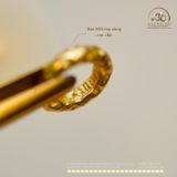  Charm Đệm Tròn 8mm - Bạc 925 Mạ Vàng Cao Cấp 