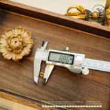  Charm Đệm Tròn 8mm - Bạc 925 Mạ Vàng Cao Cấp 