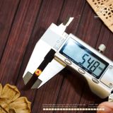  Charm Đính Đá Hồng 5mm - Bạc Mạ Vàng 