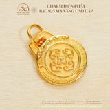  Charm Diện Phật - Bạc 925 Mạ Vàng Cao Cấp 