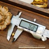  Charm Hạt Tròn Zakiram 7.68mm - Bạc 925 Mạ Vàng Cao Cấp 