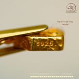  Charm Hoàng  Thần Tài 8.4mm - Bạc 925 Mạ Vàng Cao Cấp 