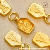  Charm Hoàng  Thần Tài 8.4mm - Bạc 925 Mạ Vàng Cao Cấp 