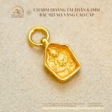  Charm Hoàng  Thần Tài 8.4mm - Bạc 925 Mạ Vàng Cao Cấp 