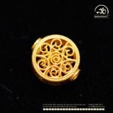  Charm Hoa Kim Luân 8.77mm - Bạc 925 Mạ Vàng Cao cấp 