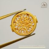  Charm Hoa Kim Luân 8.77mm - Bạc 925 Mạ Vàng Cao cấp 