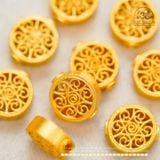  Charm Hoa Kim Luân 8.77mm - Bạc 925 Mạ Vàng Cao cấp 