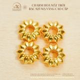  Charm Hoa Mặt Trời - Bạc 925 Mạ Vàng Cao Cấp 