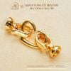 Charm Khóa Vòng Cổ Trái Tim Mạ Vàng Cao Cấp