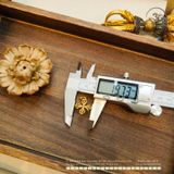  Charm Kim Cang Thập Tự Lớn 19.73mm-  Bạc 925 Mạ Vàng Cao Cấp 