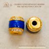 Charm Lazuli Đính Đá 7.81mmm - Bạc 925 Mạ Vàng Cao Cấp