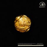  Charm nút thắt cát tường lớn 10.22mm - Bạc 925 Mạ Vàng Cao Cấp 