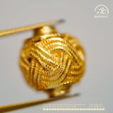 Charm nút thắt cát tường lớn 10.22mm - Bạc 925 Mạ Vàng Cao Cấp 