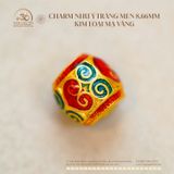  Charm Như Ý Tráng Men 8.66mm - Kim Loại Mạ Vàng 