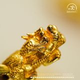  Charm Tỳ Hưu 14,34mm - Bạc 925 Mạ Vàng Cao Cấp 